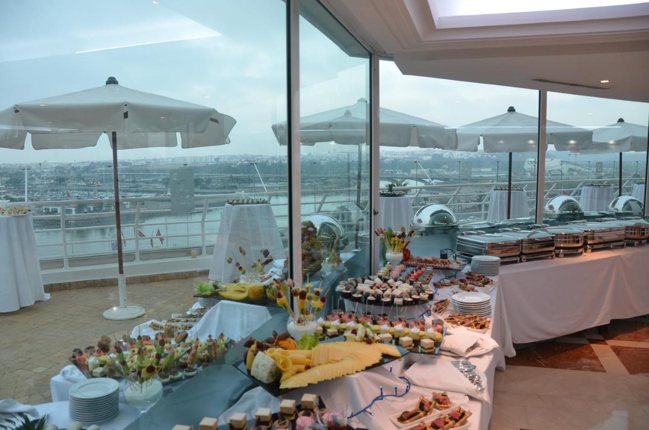 Farah Rabat Hotel Bagian luar foto A buffet at a hotel